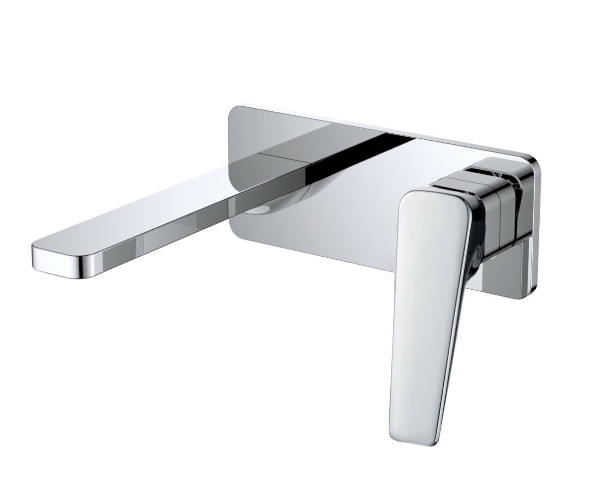 Argent Edge Wall Basin Mixer - Image 1