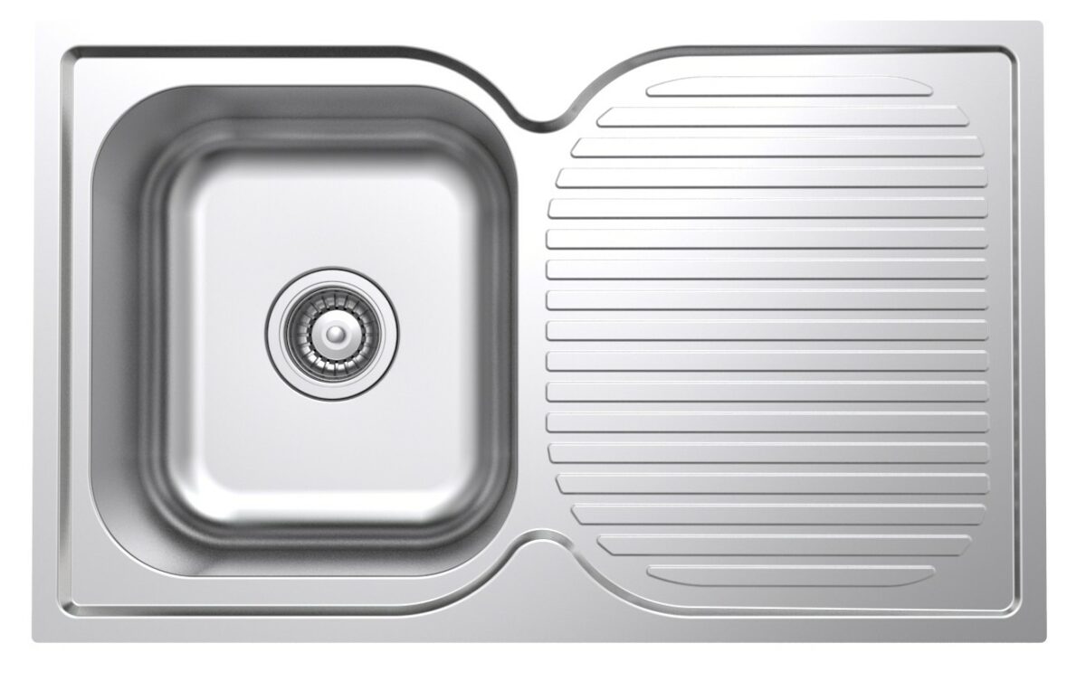 Argent Format Single Bowl and Drainer - Image 1