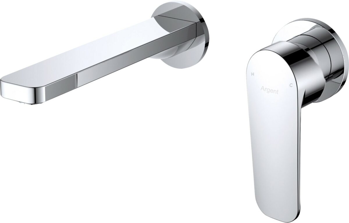 Argent Pace Wall Basin Mixer - Image 1