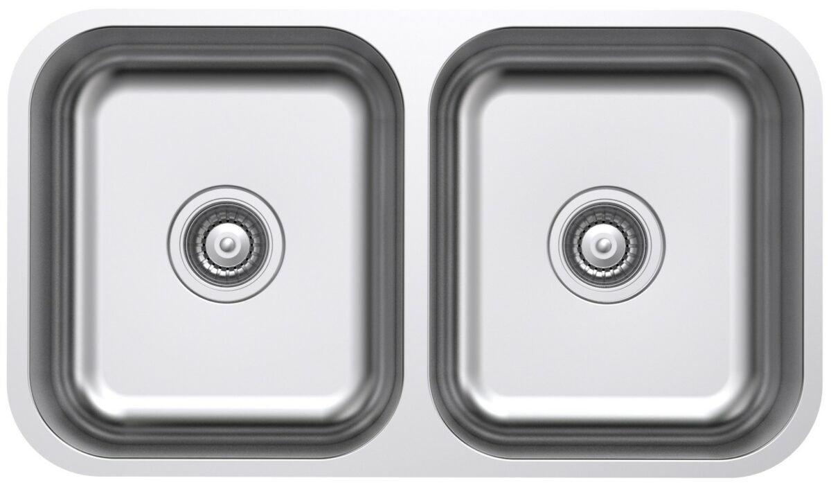 Argent Tempo Double Bowl - Image 1