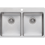 Oliveri Sonetto Double Bowl